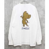 16-1オフホワイト/A | トム&ジェリープリントロンT メンズ Tシャツ | NEXT WALL