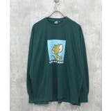 16-11D/グリーン/C | トム&ジェリープリントロンT メンズ Tシャツ | NEXT WALL
