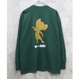 16-3D/グリーン/A | トム&ジェリープリントロンT メンズ Tシャツ | NEXT WALL