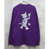 16-7パープル/B | トム&ジェリープリントロンT メンズ Tシャツ | NEXT WALL