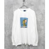 16-9オフホワイト/C | トム&ジェリープリントロンT メンズ Tシャツ | NEXT WALL