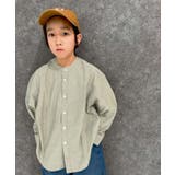 14-10カーキ/バンド | オーバーシャツ キッズ 子供服 | NEXT WALL