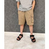 10-3ベージュ | ワイドカーゴハーフパンツ キッズ 子供服 | NEXT WALL