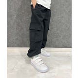 5-4ブラック | シャカシャカイージーカーゴパンツ キッズ カーゴパンツ | NEXT WALL