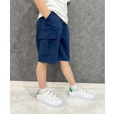 5-3ネイビー | シャカシャカイージーカーゴハーフパンツ キッズ カーゴパンツ | NEXT WALL