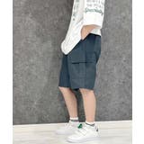 5-5チャコール | シャカシャカイージーカーゴハーフパンツ キッズ カーゴパンツ | NEXT WALL