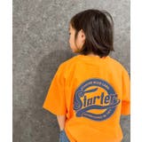16-10オレンジ/C | STARTER オーバーサイズプリントTシャツキッズ 子供服 | NEXT WALL