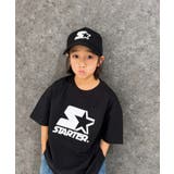 16-4ブラック/A | STARTER オーバーサイズプリントTシャツキッズ 子供服 | NEXT WALL
