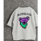 16-10杢グレー/C | GRATEFULDEAD オーバーサイズTシャツ キッズ | NEXT WALL