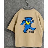 16-14ベージュ/D | GRATEFULDEAD オーバーサイズTシャツ キッズ | NEXT WALL