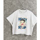 8-6杢グレー/B | BETTYBOOP オーバーサイズTシャツ ベティーちゃん | NEXT WALL