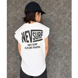 16-1オフホワイト/A | NEVSURF オーバーサイズノースリーブTシャツキッズ 子供服 | NEXT WALL