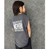 16-12チャコール/C | NEVSURF オーバーサイズノースリーブTシャツキッズ 子供服 | NEXT WALL