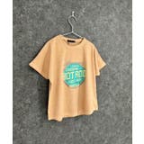 16-13D/ベージュ/D | SHISKY ピグメントオーバーサイズドルマンプリントTシャツ キッズ | NEXT WALL