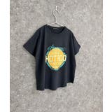 16-16ブラック/D | SHISKY ピグメントオーバーサイズドルマンプリントTシャツ キッズ | NEXT WALL