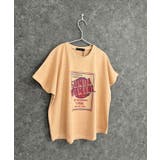 16-9D/ベージュ/C | SHISKY ピグメントオーバーサイズドルマンプリントTシャツ キッズ | NEXT WALL