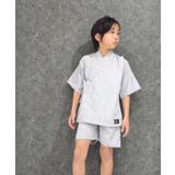 24-13グレー | ICEFABRIC 接触冷感 甚平 | NEXT WALL