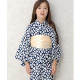 8-5ブラック小花柄 | 浴衣 3点セット 子供 | NEXT WALL