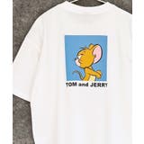 16-1オフホワイト/A | TOM&JERRY オーバーサイズTシャツ メンズ | NEXT WALL