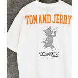 16-13オフホワイト/D | TOM&JERRY オーバーサイズTシャツ メンズ | NEXT WALL