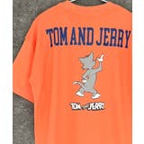 16-14オレンジ/D | TOM&JERRY オーバーサイズTシャツ メンズ | NEXT WALL