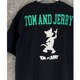 16-16ブラック/D | TOM&JERRY オーバーサイズTシャツ メンズ | NEXT WALL