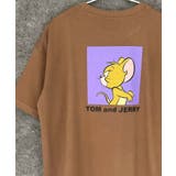 16-2モカ/A | TOM&JERRY オーバーサイズTシャツ メンズ | NEXT WALL