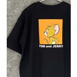 16-4ブラック/A | TOM&JERRY オーバーサイズTシャツ メンズ | NEXT WALL