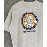 16-6杢グレー/B | TOM&JERRY オーバーサイズTシャツ メンズ | NEXT WALL