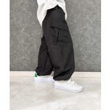 5-5ブラック | 裏メッシュ バルーンカーゴパンツ キッズ | NEXT WALL