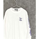 9-4オフホワイト/B | オーバーサイズプリントロンT キッズ 長袖Tシャツ | NEXT WALL