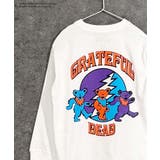 16-13オフホワイト/D | GRATEFULDEAD オーバーサイズロングスリーブTシャツ キッズ | NEXT WALL