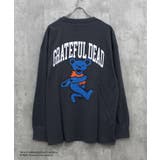 16-12チャコール/C | GRATEFULDEAD オーバーサイズロングスリーブTシャツ メンズ | NEXT WALL