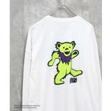 8-5オフホワイト/B | GRATEFULDEAD オーバーサイズロングスリーブTシャツ メンズ | NEXT WALL