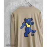 8-6ベージュ/B | GRATEFULDEAD オーバーサイズロングスリーブTシャツ メンズ | NEXT WALL