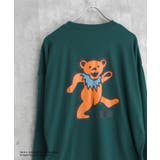 8-7D/グリーン/B | GRATEFULDEAD オーバーサイズロングスリーブTシャツ メンズ | NEXT WALL