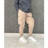 6-3ベージュ | 裏起毛スウェットカーゴパンツ キッズ 子供服 | NEXT WALL