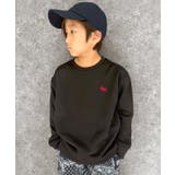 8-8ブラック | POLOCHAMPS オーバーサイズ裏起毛トレーナー キッズ | NEXT WALL