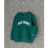 6-3D/グリーン | POLOCHAMPS オーバーサイズ裏起毛トレーナー キッズ | NEXT WALL