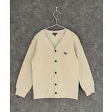 6-1G/ベージュ | POLOCHAMPS 裏起毛カーディガン キッズ | NEXT WALL