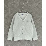 6-2杢グレー | POLOCHAMPS 裏起毛カーディガン キッズ | NEXT WALL