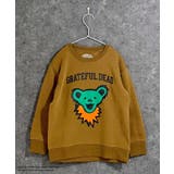 16-10キャメル/C | GRATEFULDEAD オーバーサイズ裏起毛トレーナー キッズ | NEXT WALL
