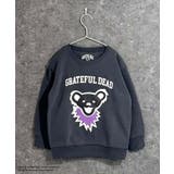 16-12チャコール/C | GRATEFULDEAD オーバーサイズ裏起毛トレーナー キッズ | NEXT WALL
