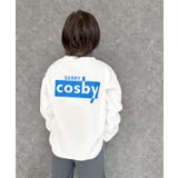 16-1オフホワイト/A | COSBY オーバーサイズ裏起毛トレーナー キッズ | NEXT WALL