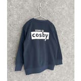 16-3ネイビー/A | COSBY オーバーサイズ裏起毛トレーナー キッズ | NEXT WALL