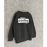 16-4ブラック/A | COSBY オーバーサイズ裏起毛トレーナー キッズ | NEXT WALL