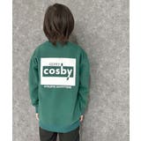16-6D/グリーン/B | COSBY オーバーサイズ裏起毛トレーナー キッズ | NEXT WALL