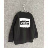 16-8ブラック/B | COSBY オーバーサイズ裏起毛トレーナー キッズ | NEXT WALL