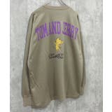 8-2ベージュ/A | TOM&JERRY バックプリントBIGトレーナー メンズ | NEXT WALL