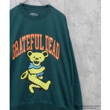 8-3D/グリーン/A | GRATEFULDEAD オーバーサイズトレーナー メンズ | NEXT WALL